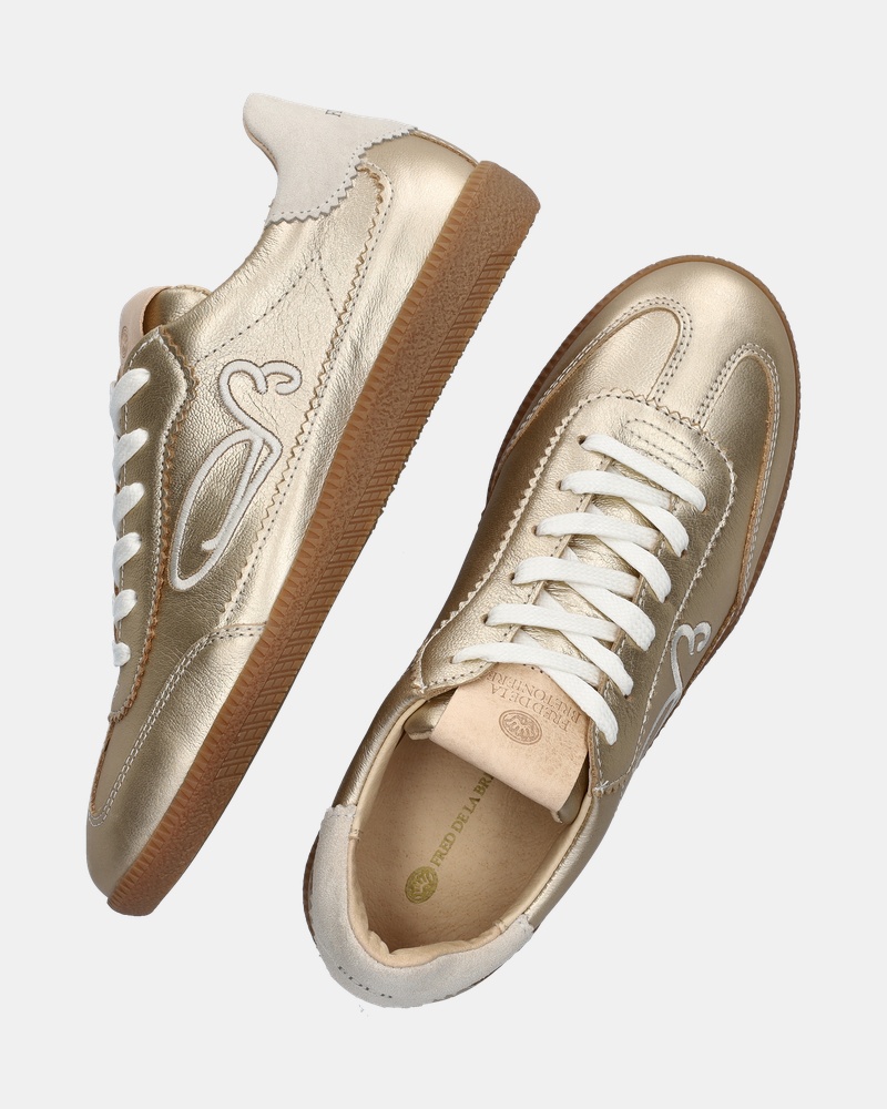 Fred de la Bretoniere Pearl Sign Lage sneakers  - goud