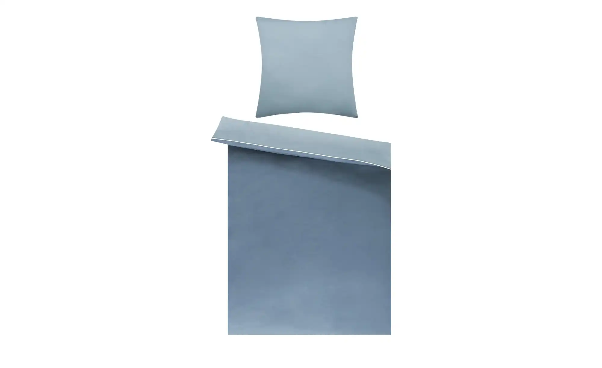 como Satin Wende-Bettwäsche Satin Piping