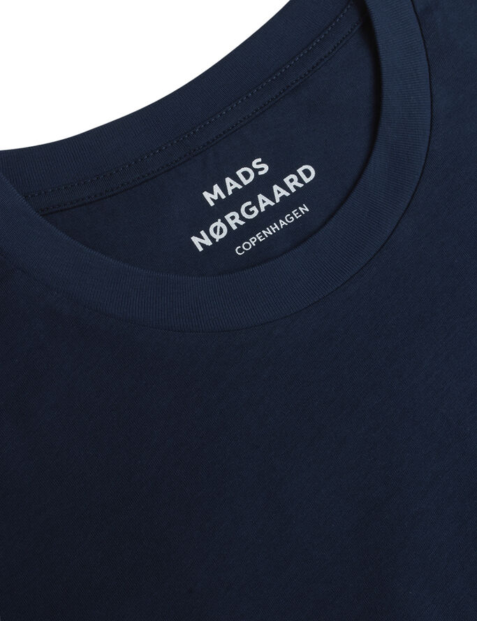 Mads Nørgaard - Copenhagen Organic Thor Tee Mørkeblå