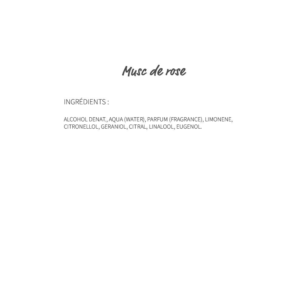 Musc de rose Eau de parfum 30ml
