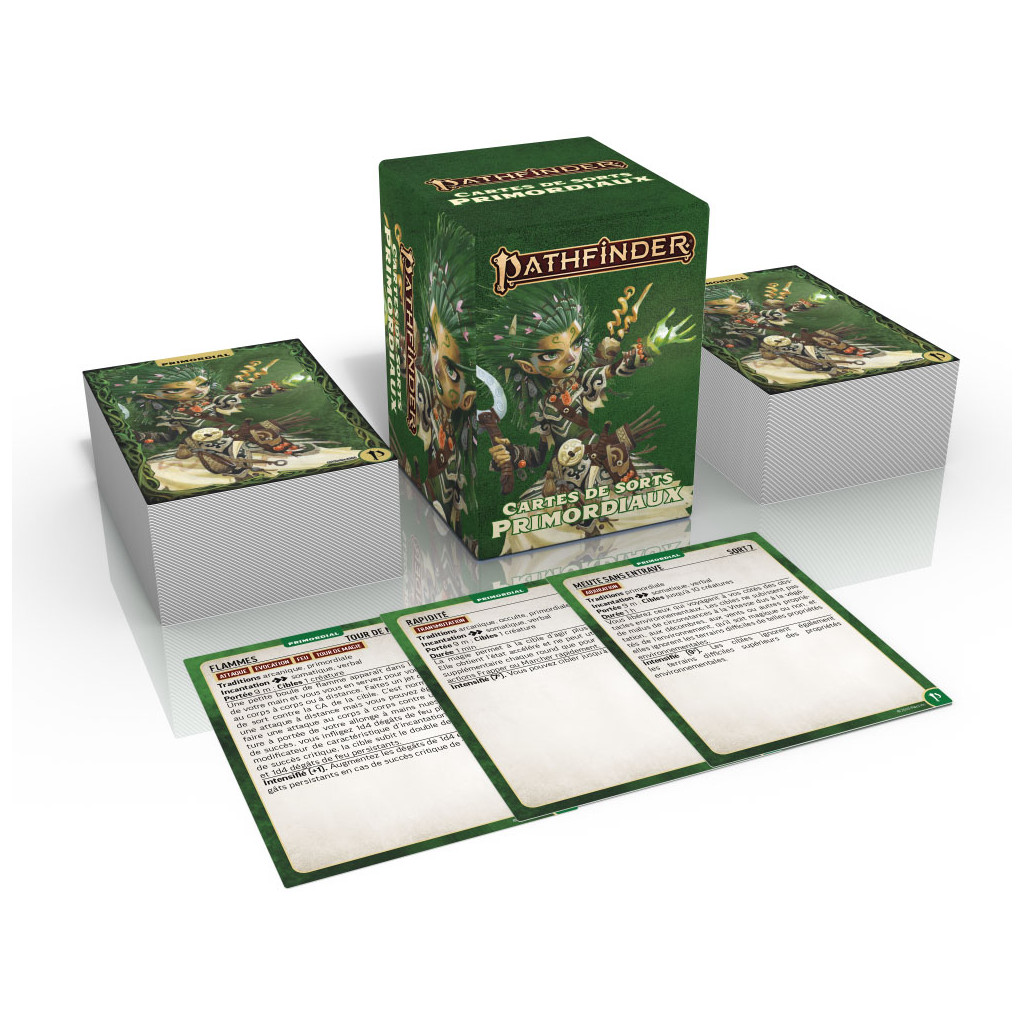 Pathfinder 2 - Cartes de Sorts Primordiaux