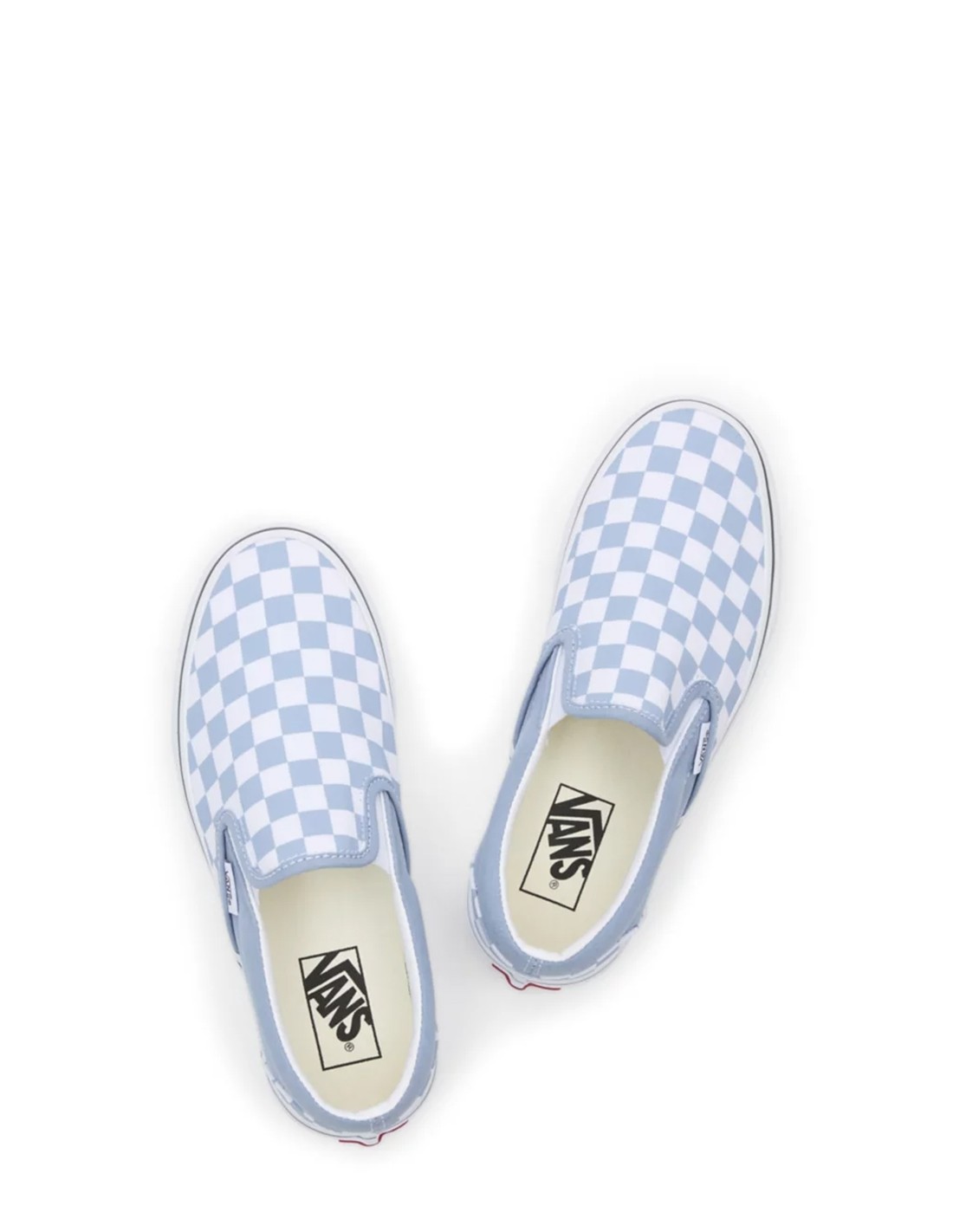 vans Sneakers Mixte UA Classic Slip-on Blanc/Bleu