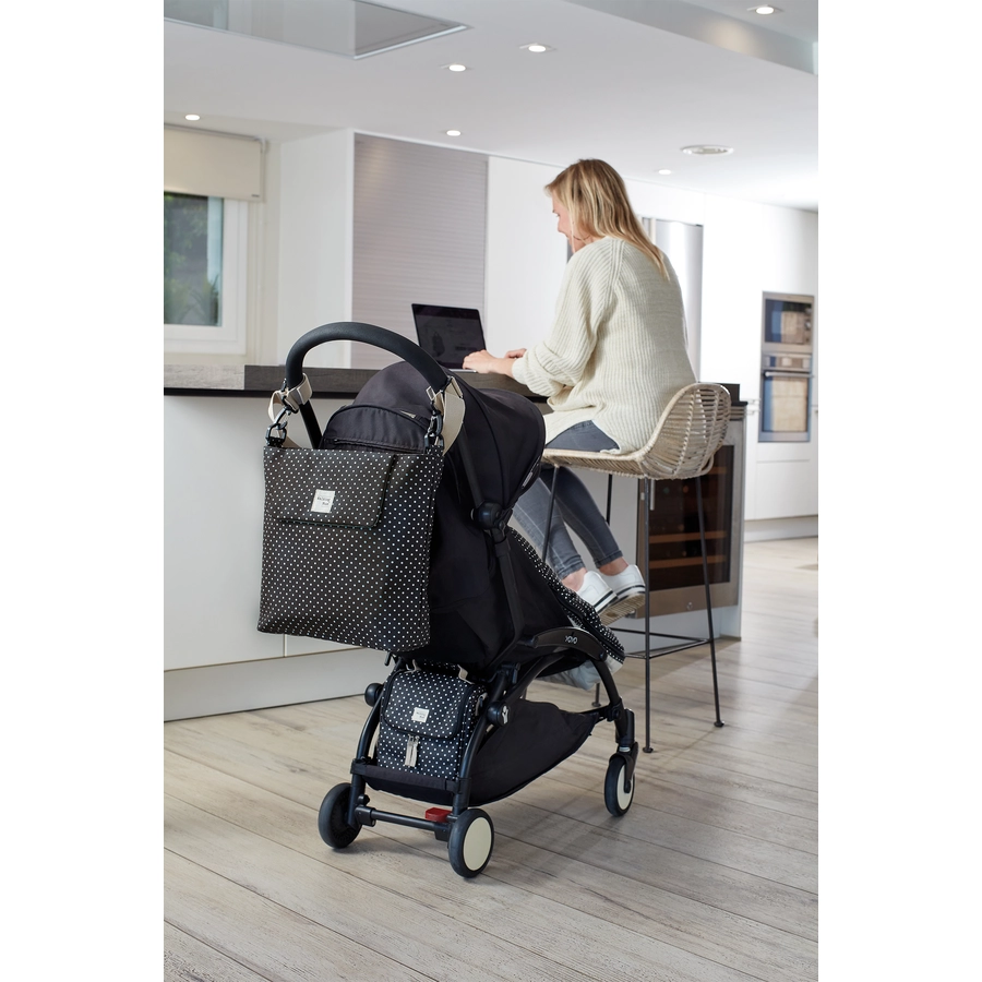 Walking Mum Wickeltasche Emily schwarz