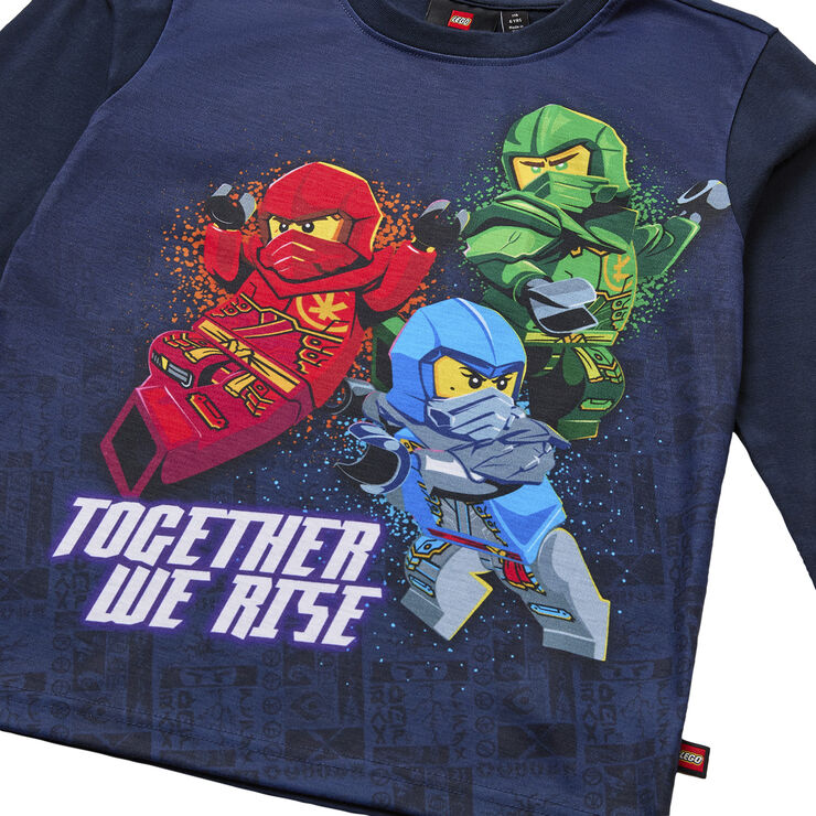 LEGO kidswear-LEGO børnetøj LWTAFFY 116 - T-SHIRT L/S Blå