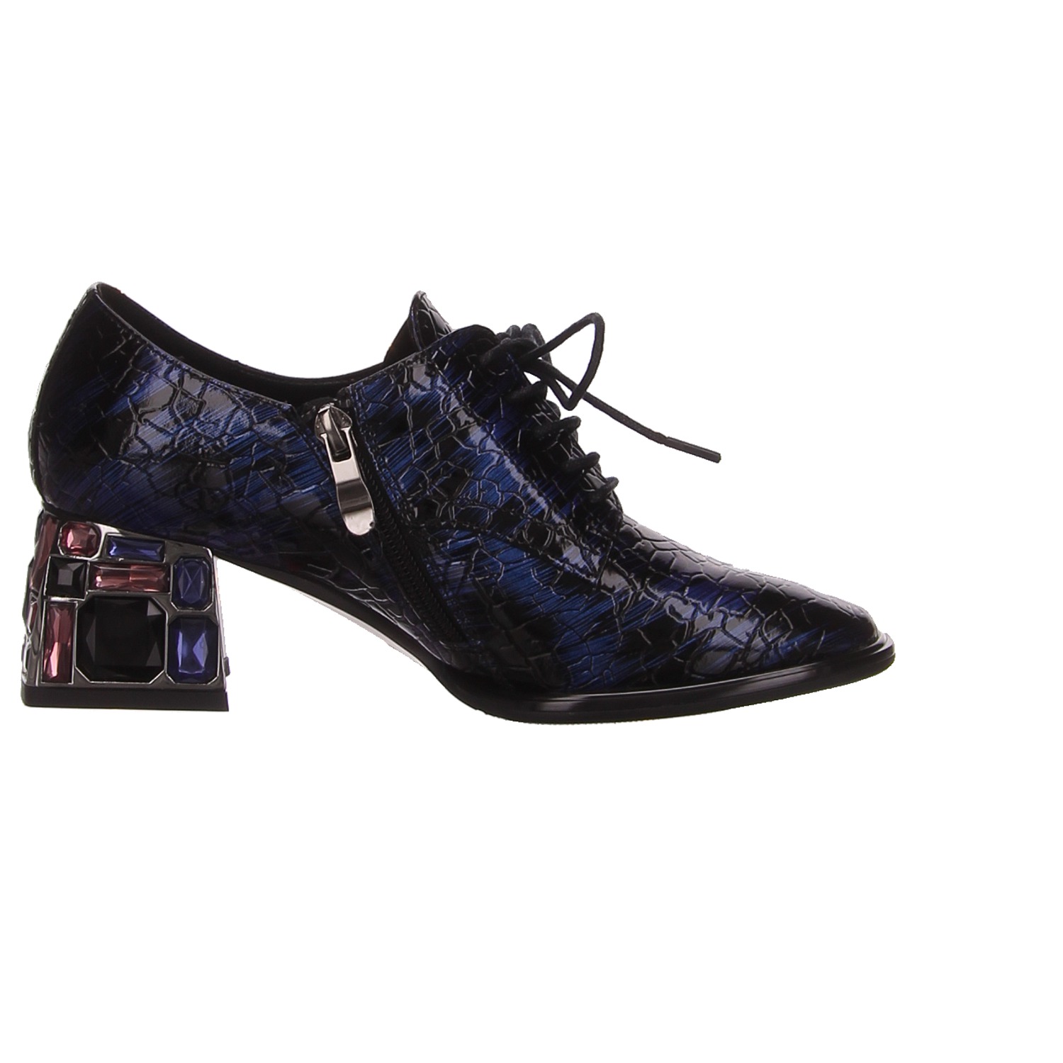 HBH Schnürschuhe blau/schwarz blau