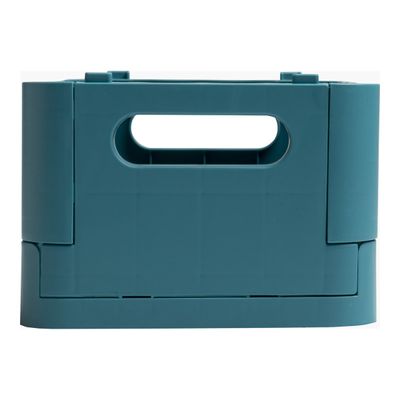 Exacompta Skandi - Boîte de rangement pliable pour A6+ - bleu Pacifique