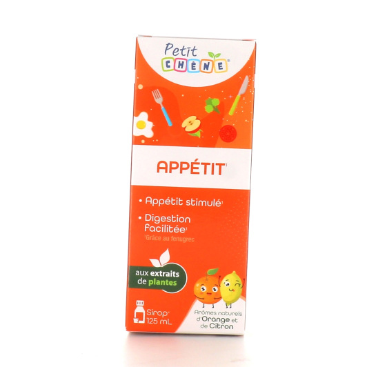 Petit Chêne Appétit sirop enfant - Fenugrec - A partir de 3 ans