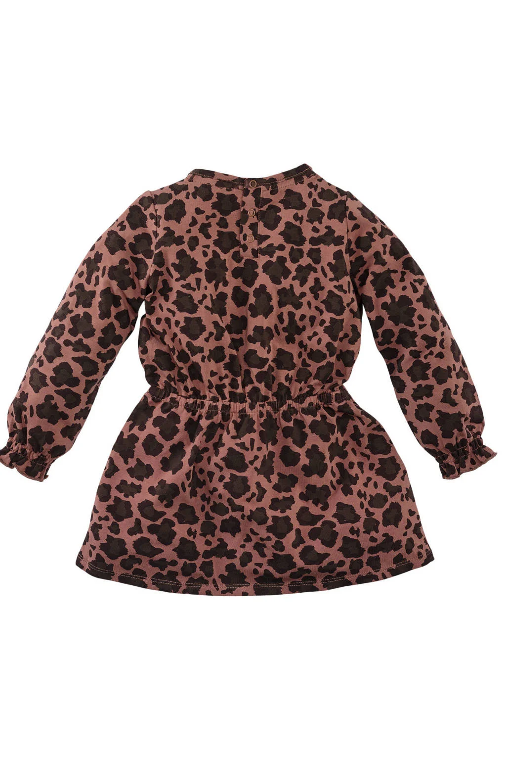 Z8 mini jurk Gracie met panterprint bruin