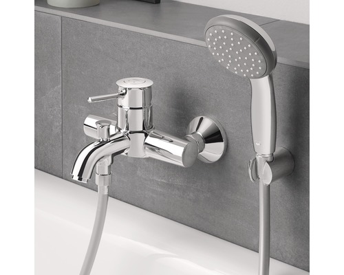 Grohe Quickfix Vitalio Start ronde handdoucheset Ø 100 mm incl. doucheslang 1750 mm chroom 27950000