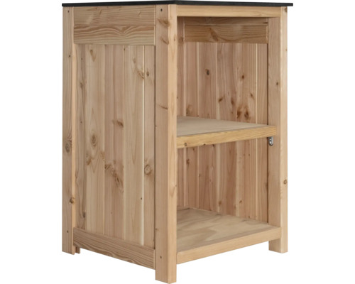 Tuinkast/buitenkeuken Konsta type 603 Douglasspar dressoir zonder deur 60 x 58 x 92 cm naturel