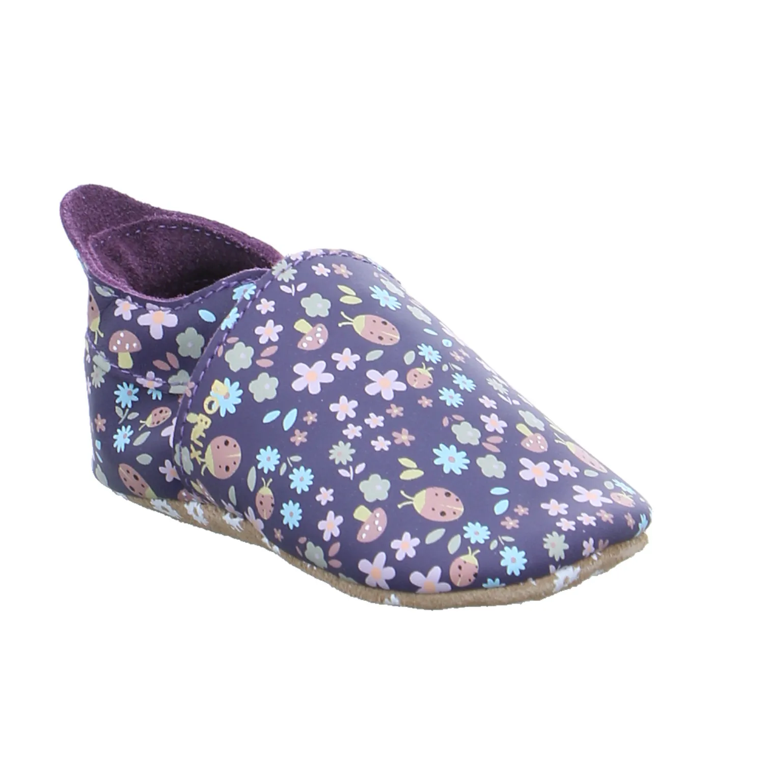 BOBUX Krabbelschuh Violette Leder