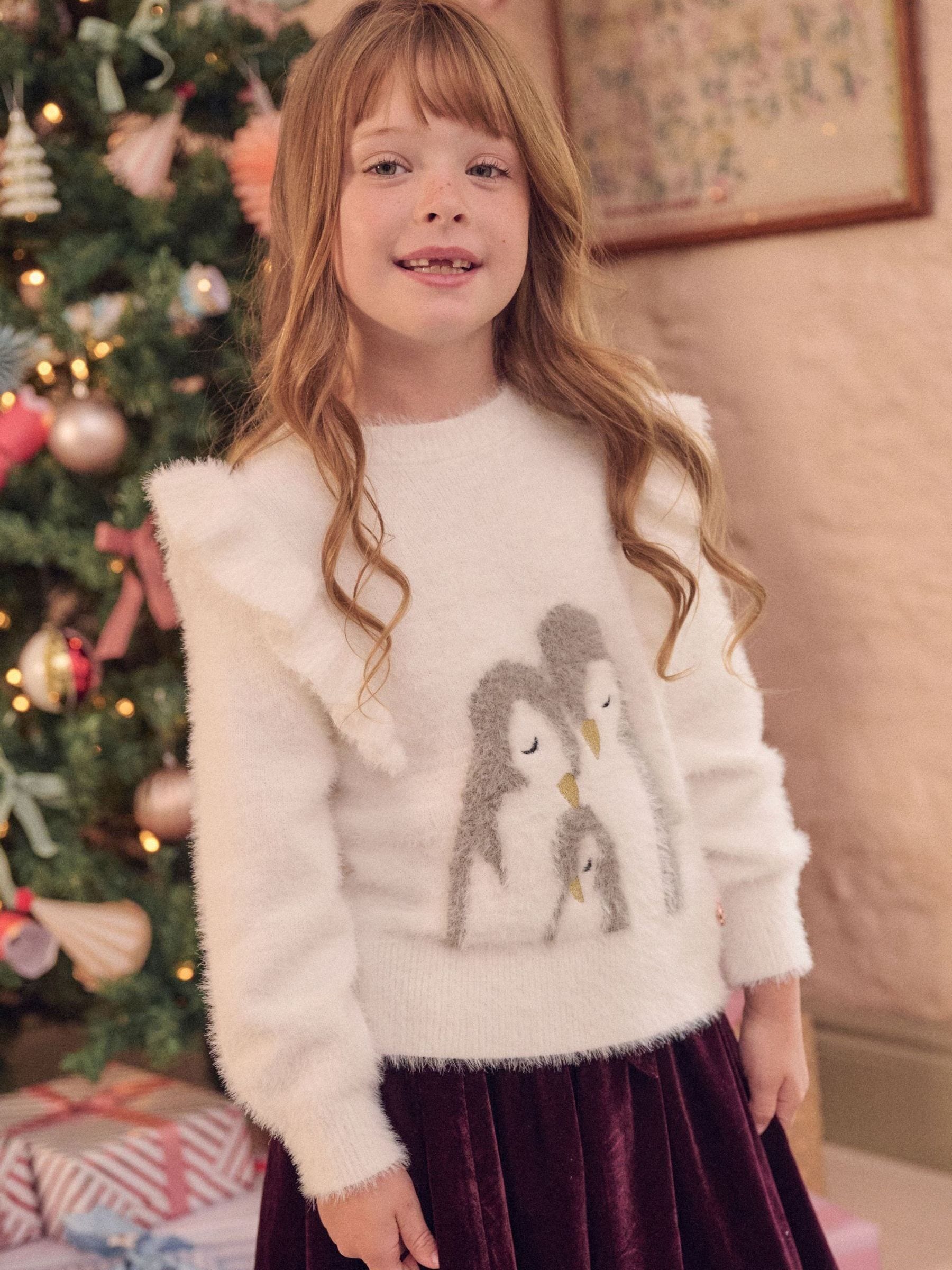 Angel & Rocket Penguin Knitted Jumper