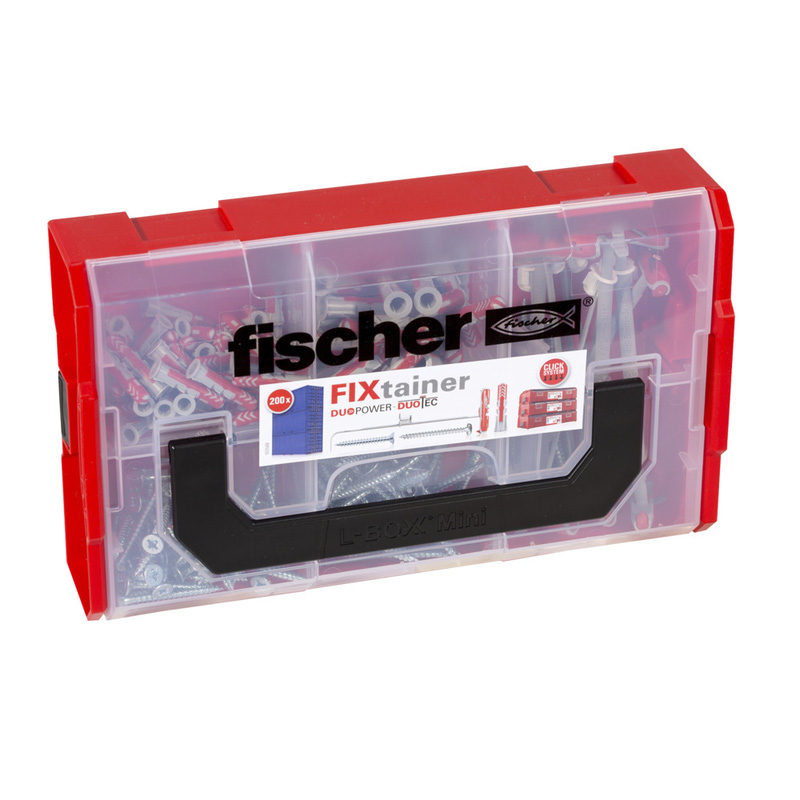 Fischer FixTainer Duopower/Duotec en schroeven 200-delig