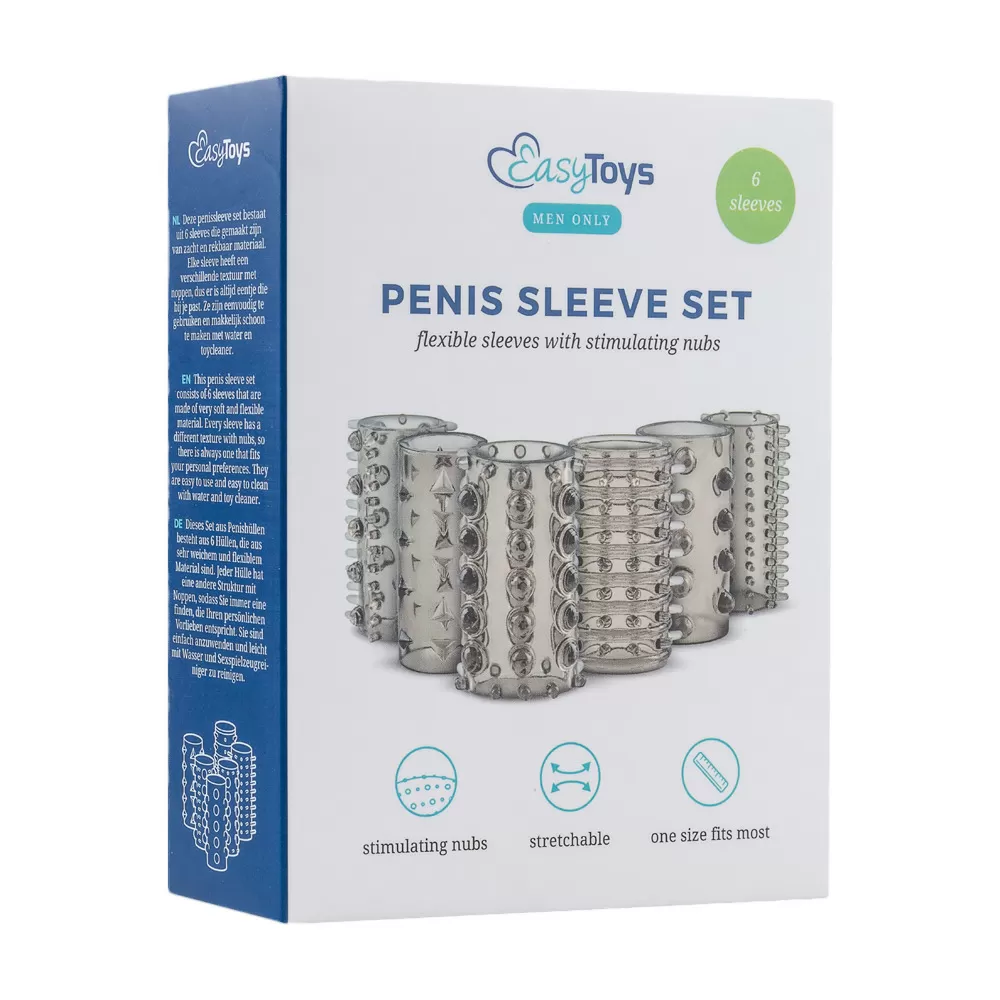 EasyToys Penis Sleeve Sæt - 6 stk.