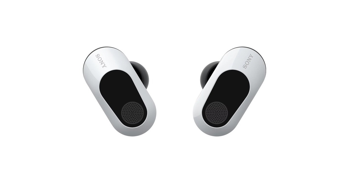 SonyDraadloze INZONE gaming oordopjes met noise cancelling earbuds  (Wit/zwart, Bluetooth 5.3 LE Audio)