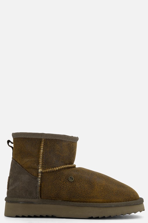 Warmbat Wallaby Gevoerde boots bruin Suede