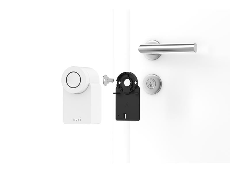 NUKI Smart Lock (4th Gen) EU-Zylinder, Weiss Elektronisches Smart Home WLAN Türschloss