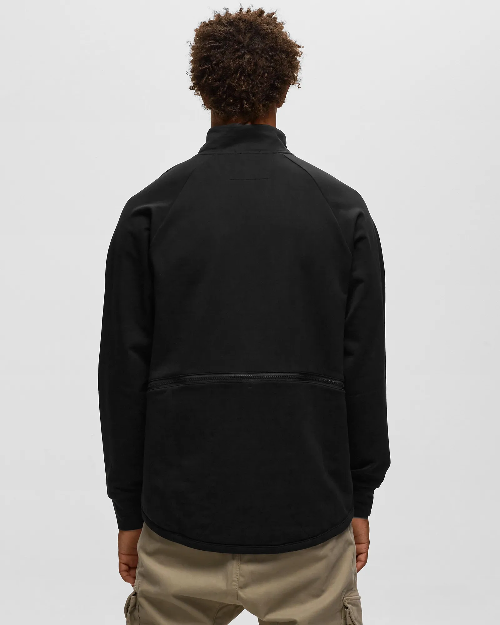 C.P. Company METROPOLIS SERIES STRETCH FLEECE REVERSE ZIPPED SWEATSHIRT