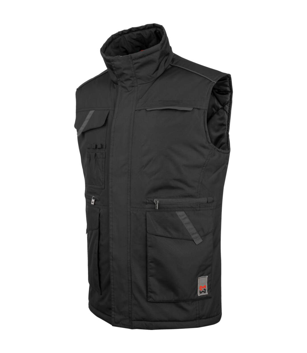 Gilet de travail matelassé Draco Würth MODYF noir