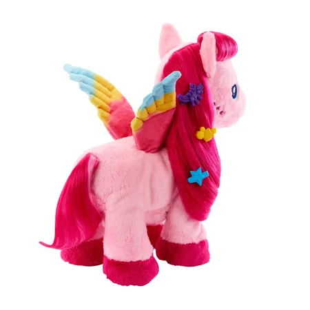 Barbie Laufender Pegasus mit Flatterflügeln Funktionsplüsch, 28 cm