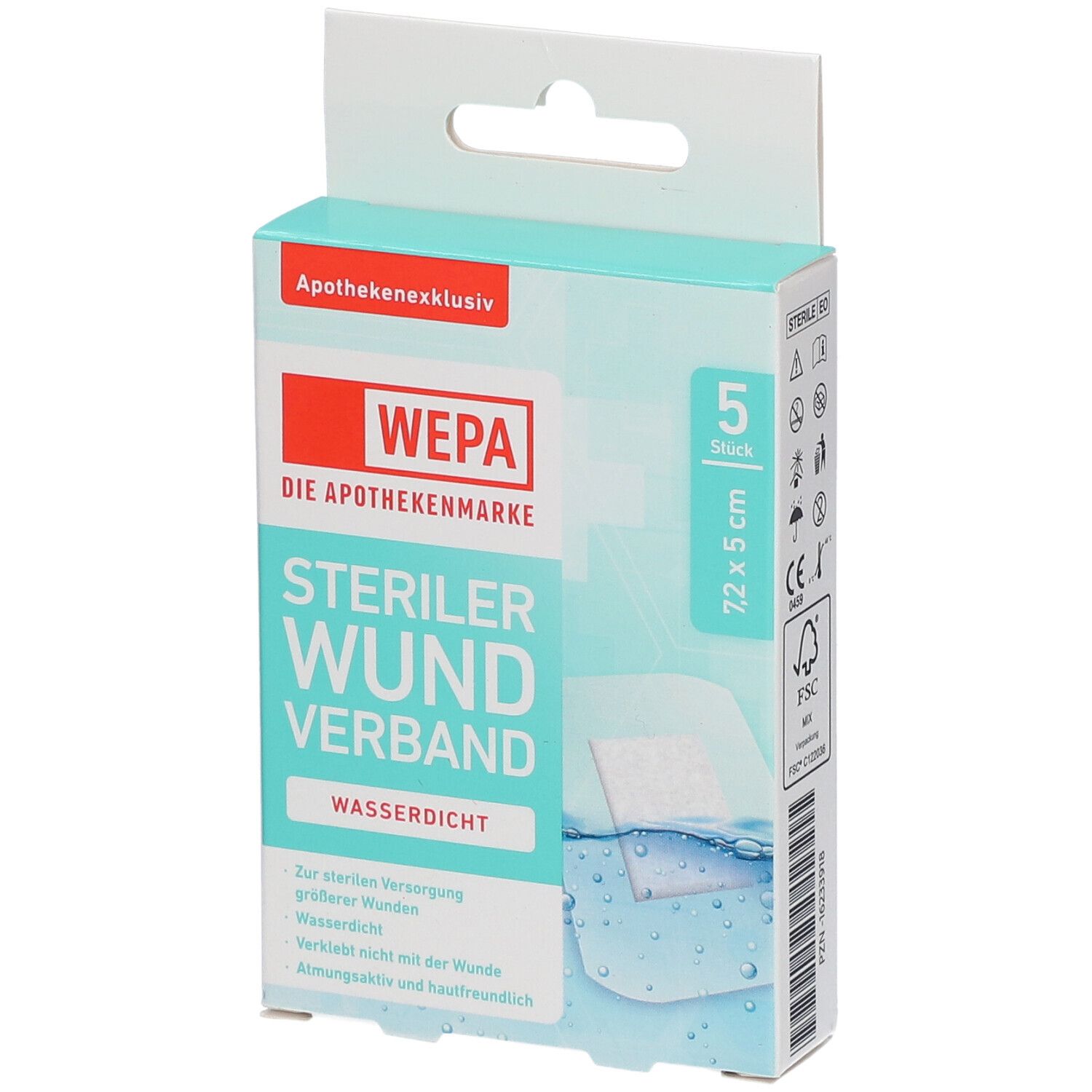 WEPA Wundverband wasserdicht steril