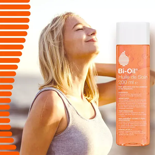 Óleo de tratamento hidratante Bi-Oil para estrias e cicatrizes 200ml