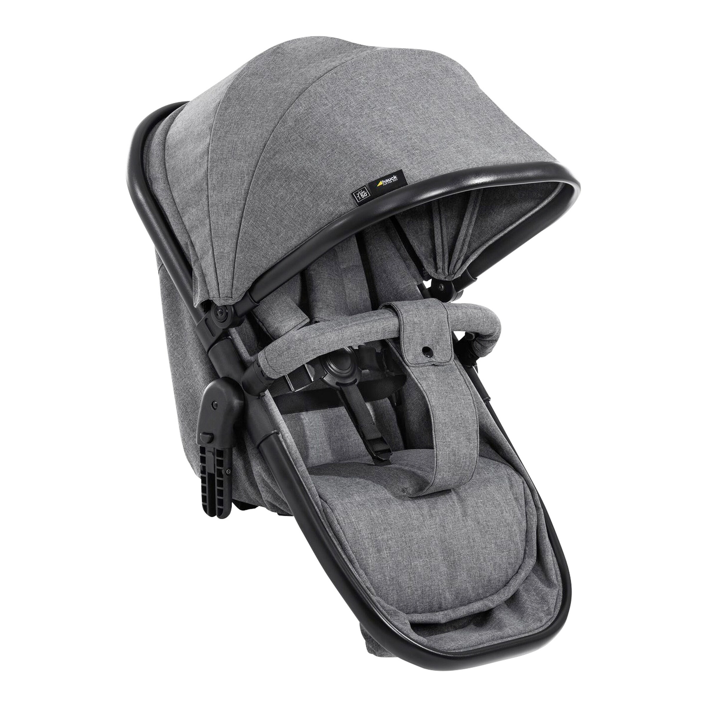 Hauck Zwillings- und Geschwisterwagen Atlantic Twin melange grey