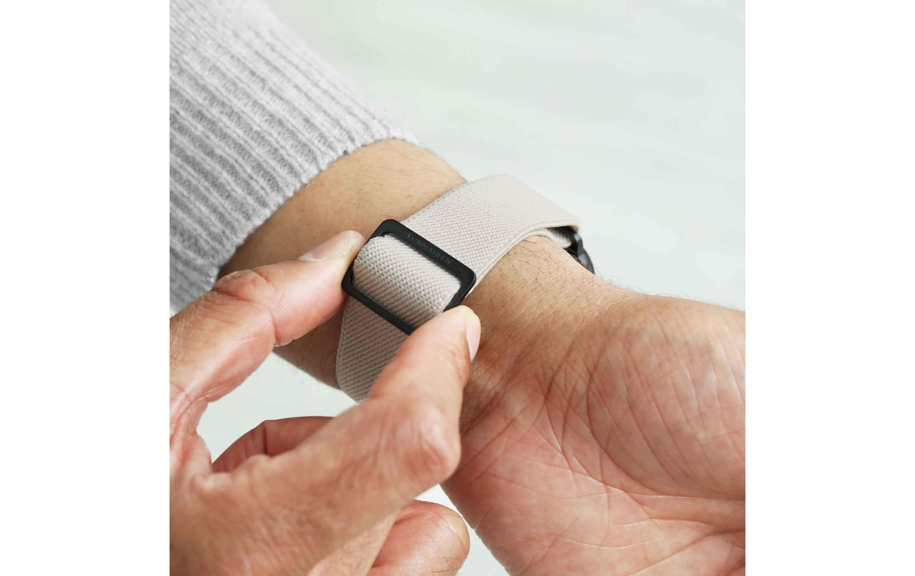 Armband Classic Nylon Loop Apple Watch 40/41/42 mm CreamArmband für Apple Watch 40/41/42 mm