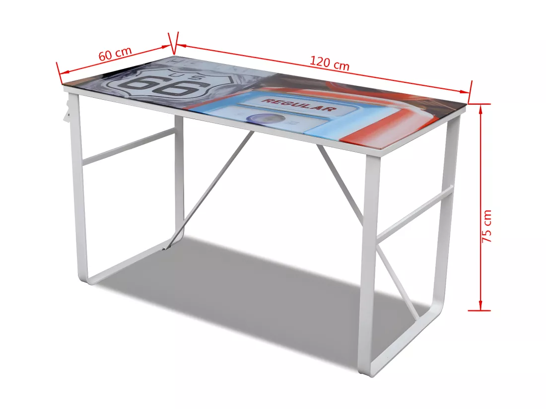 Bureau rectangulaire unique