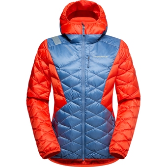 La Sportiva Pinnacle Daunenjacke Moonlight / Cherry Tomato Damen