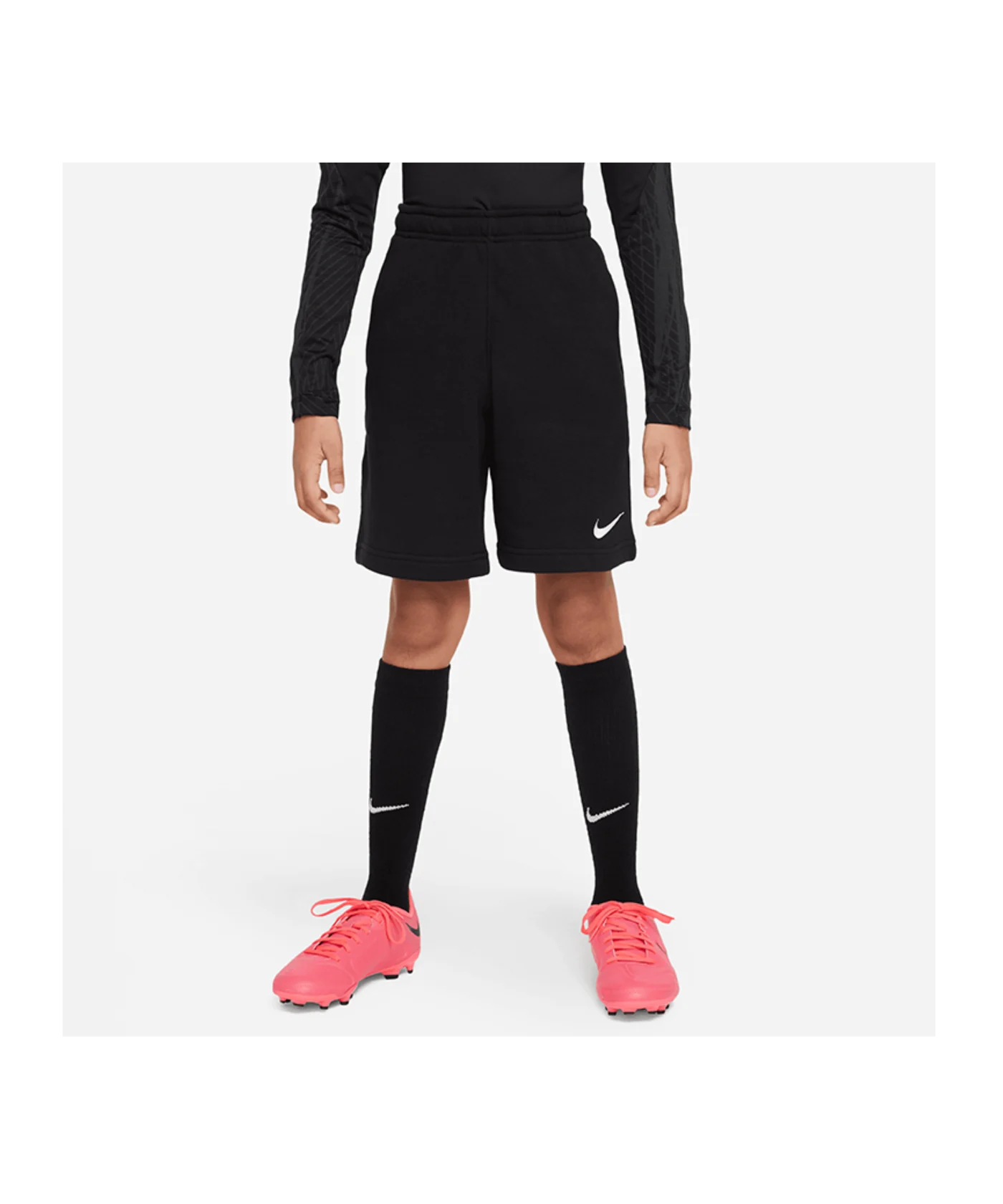 Nike Park 20 Fleece Short Kids Schwarz Weiss F010
