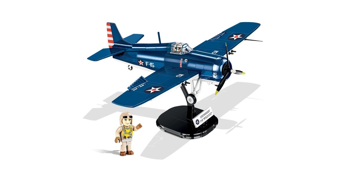 COBIHistorical Collection - F4F Wildcat - Northrop Grumman Constructiespeelgoed  (Schaal 1:32)