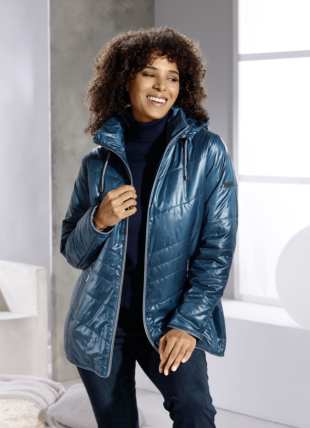 Jacke mit Reißverschlusstaschen