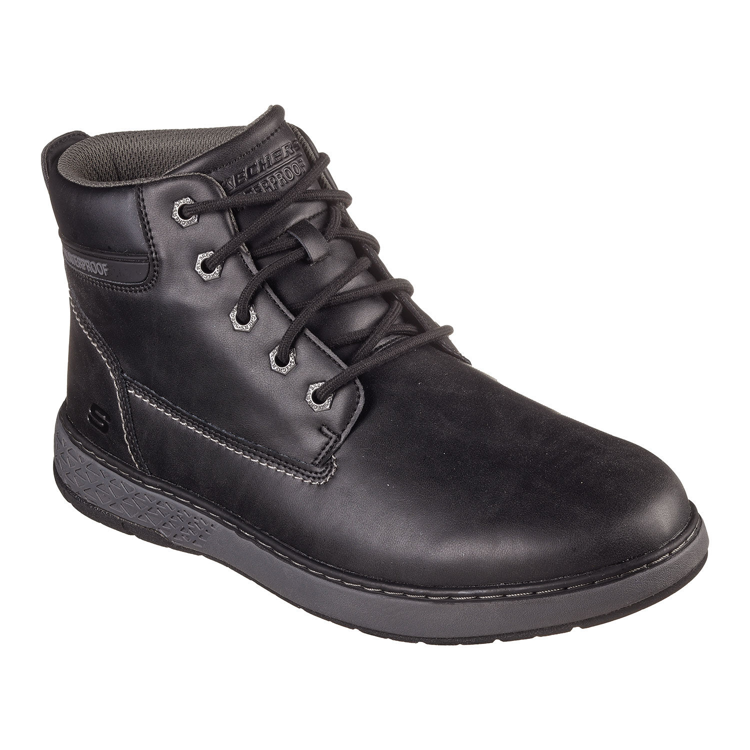 SKECHERS Schnürbootie für Herren aus Nubuksoftmaterial