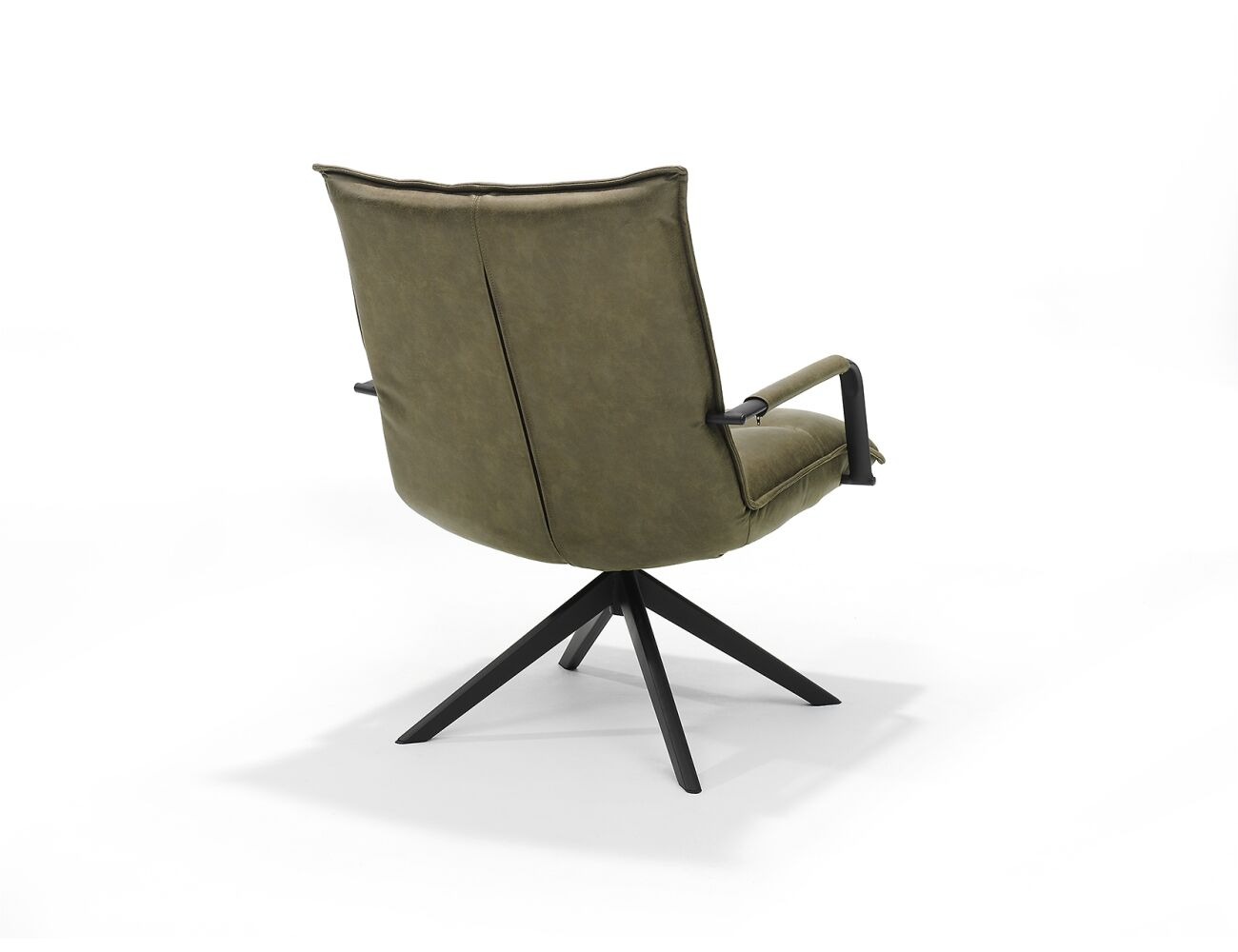Draaifauteuil Jacketti microleder Moss