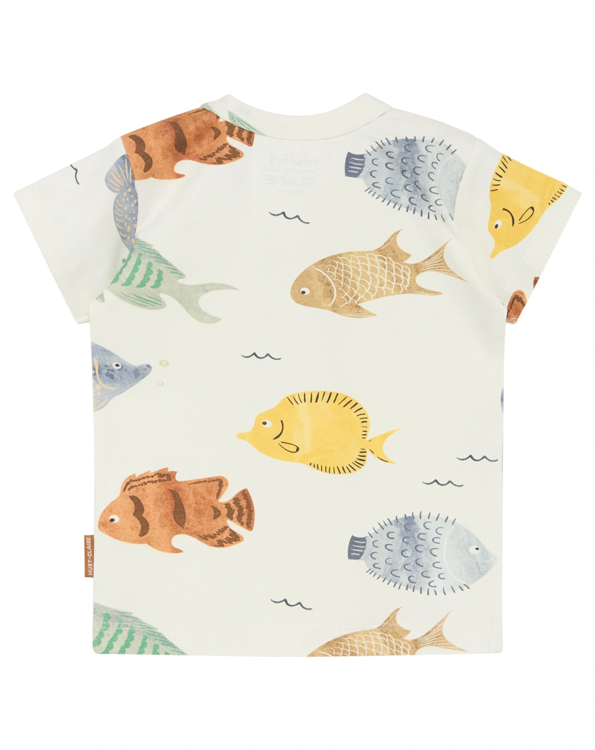 T-Shirt ANKER FISHES in ivory