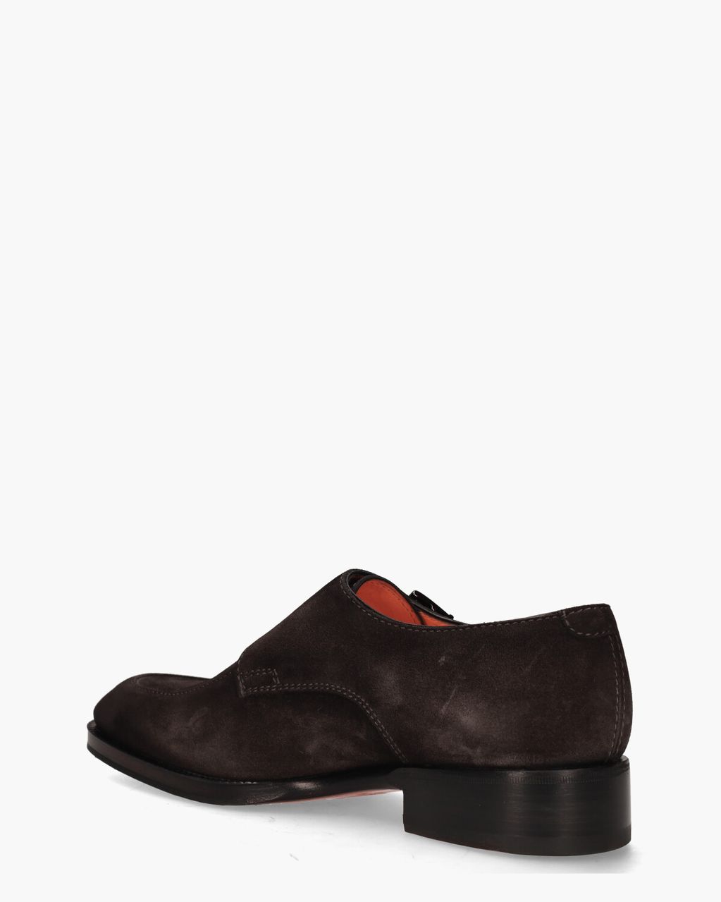 Santoni 18096 Donkerbruin Heren Gespschoenen