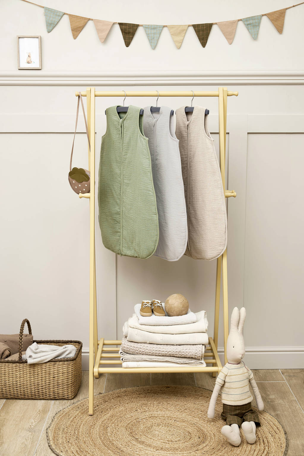 hydrofiele slaapzak beige