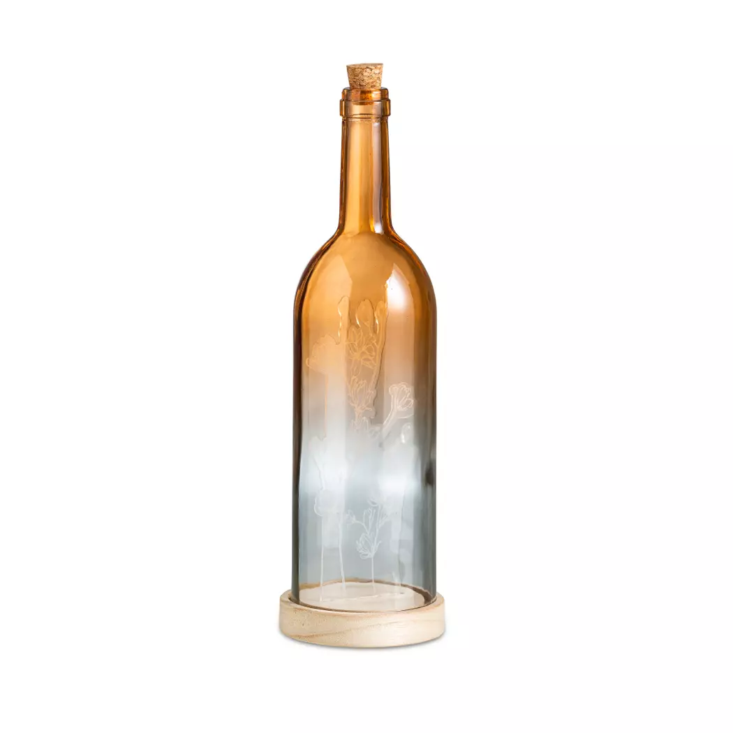 Deko-Leuchte LED Flasche