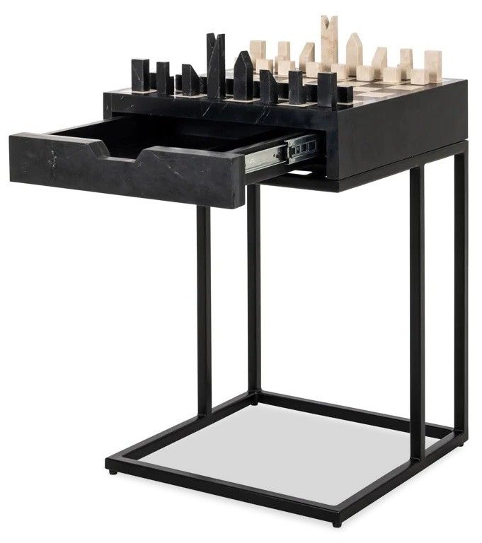 Bijzettafel 213054 Davos B44 x D44 x H62 cm