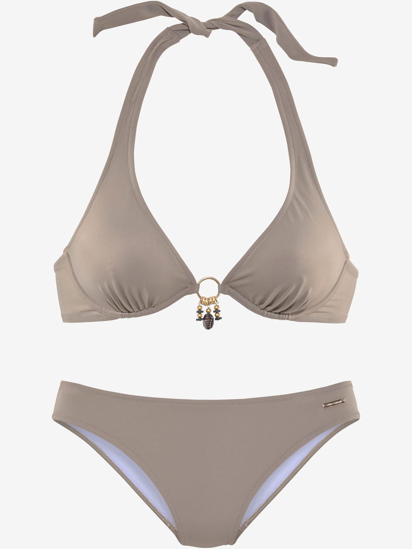Maillot de bain à armatures couleurs unies classiques