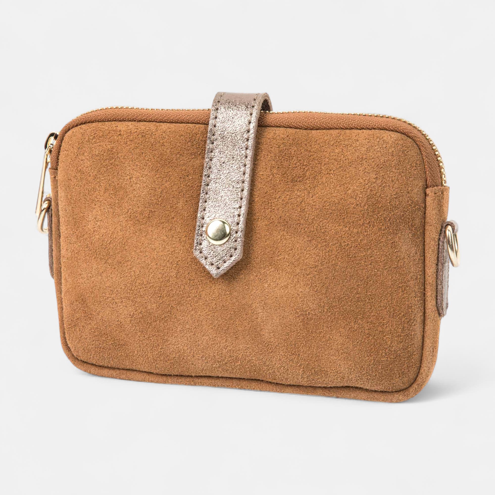 Sac bandoulière en cuir cognac