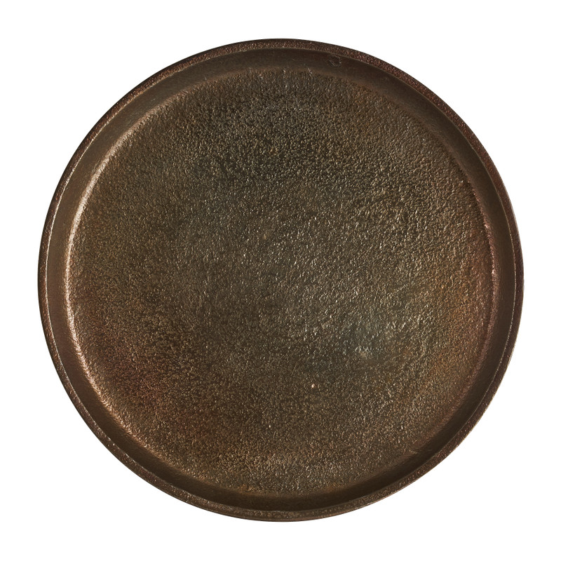 Decoratieplateau - antiek goud - ⌀25 cm
