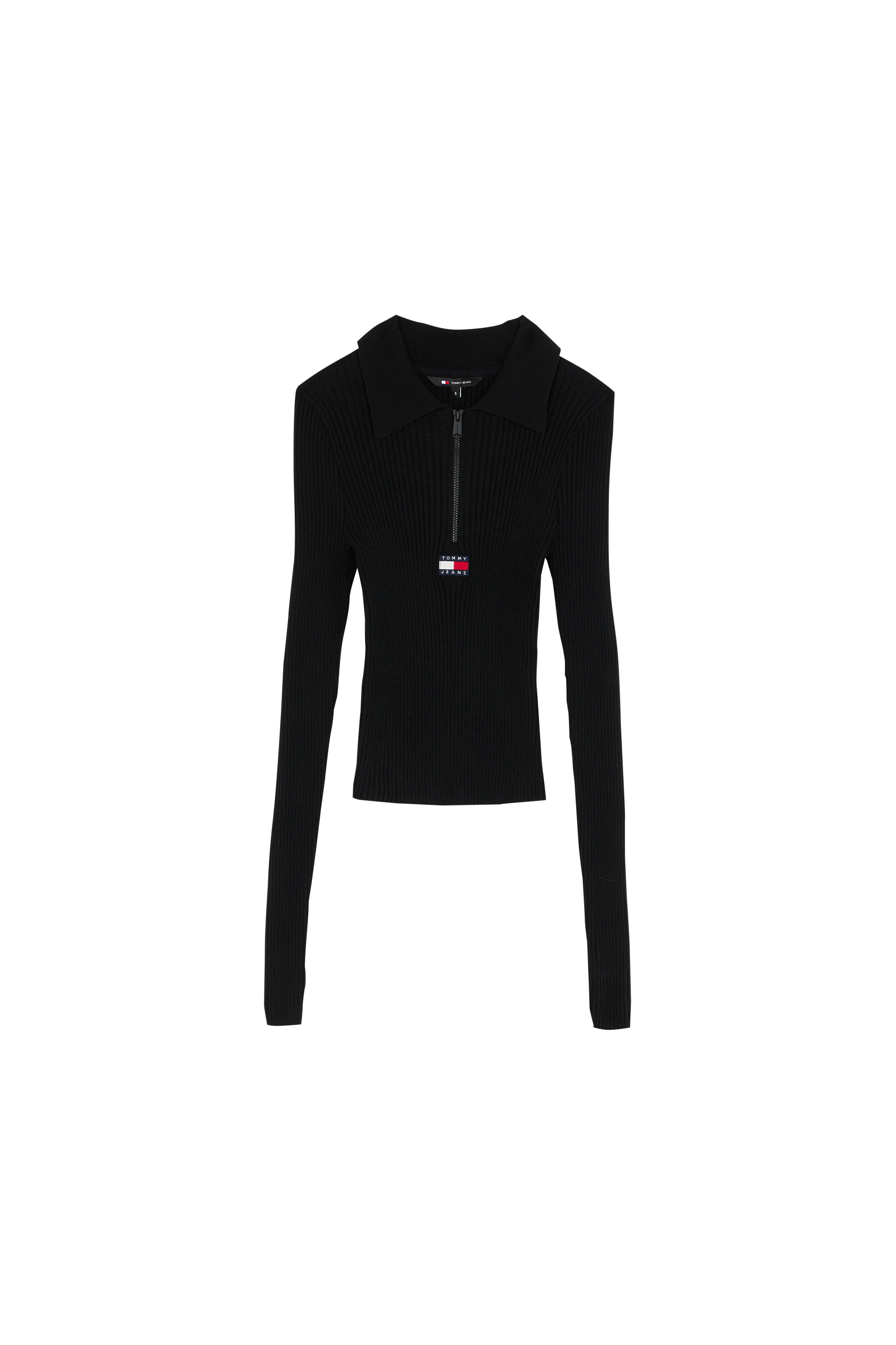 TOMMY JEANS Top TJW HALF ZIP THRU  Noir