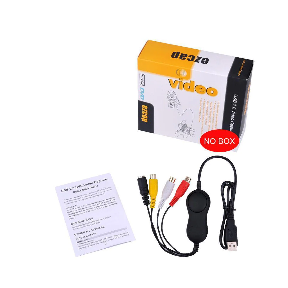 Ezcap USB2.0 UVC analog til digital videoopptak