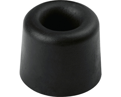Tarrox schroefdeurstopper, zwart, Ø 30x25 mm, 1 stuk