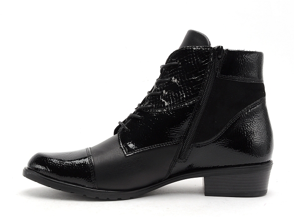 Remonte boots bottine plates femme d6882 noir