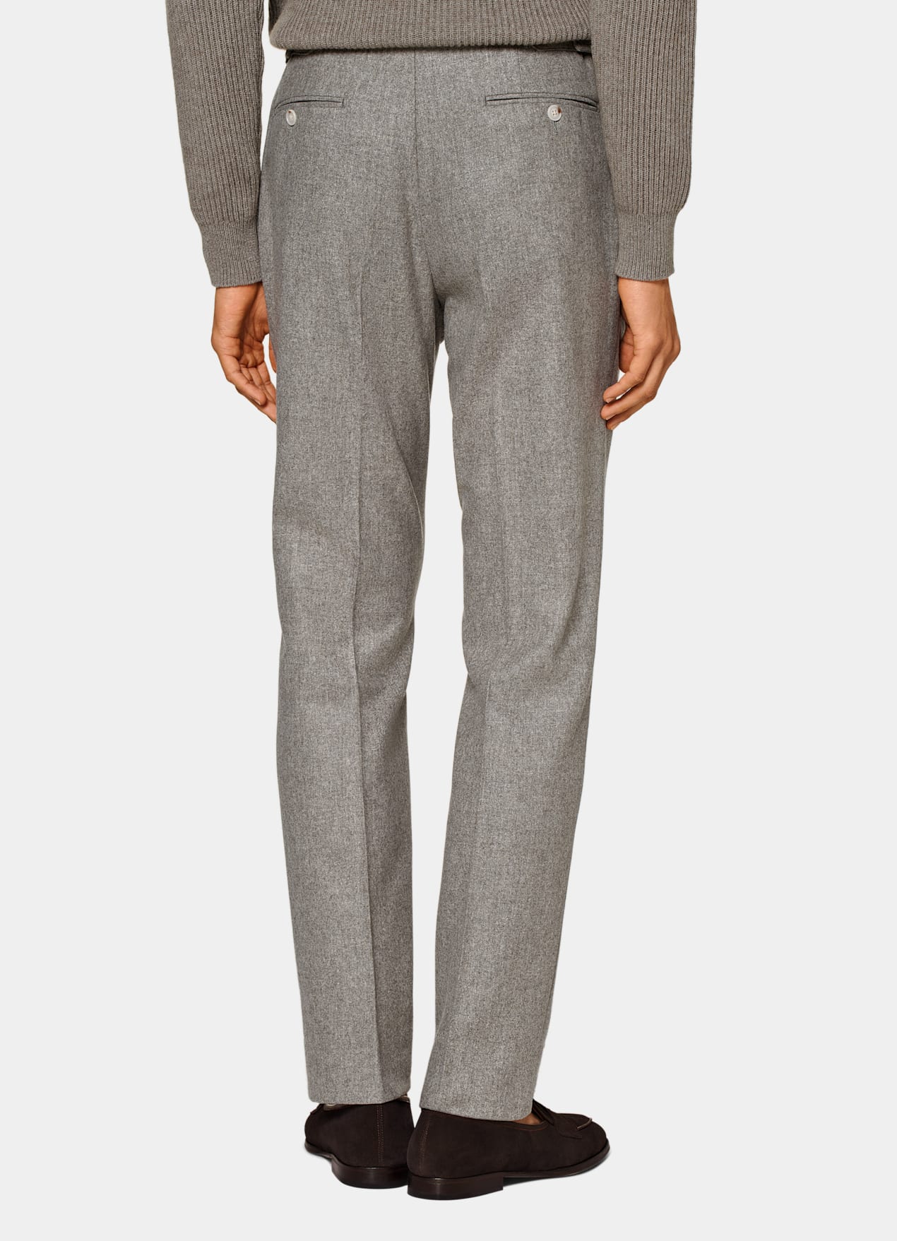 Pantalon Straight Leg taupe