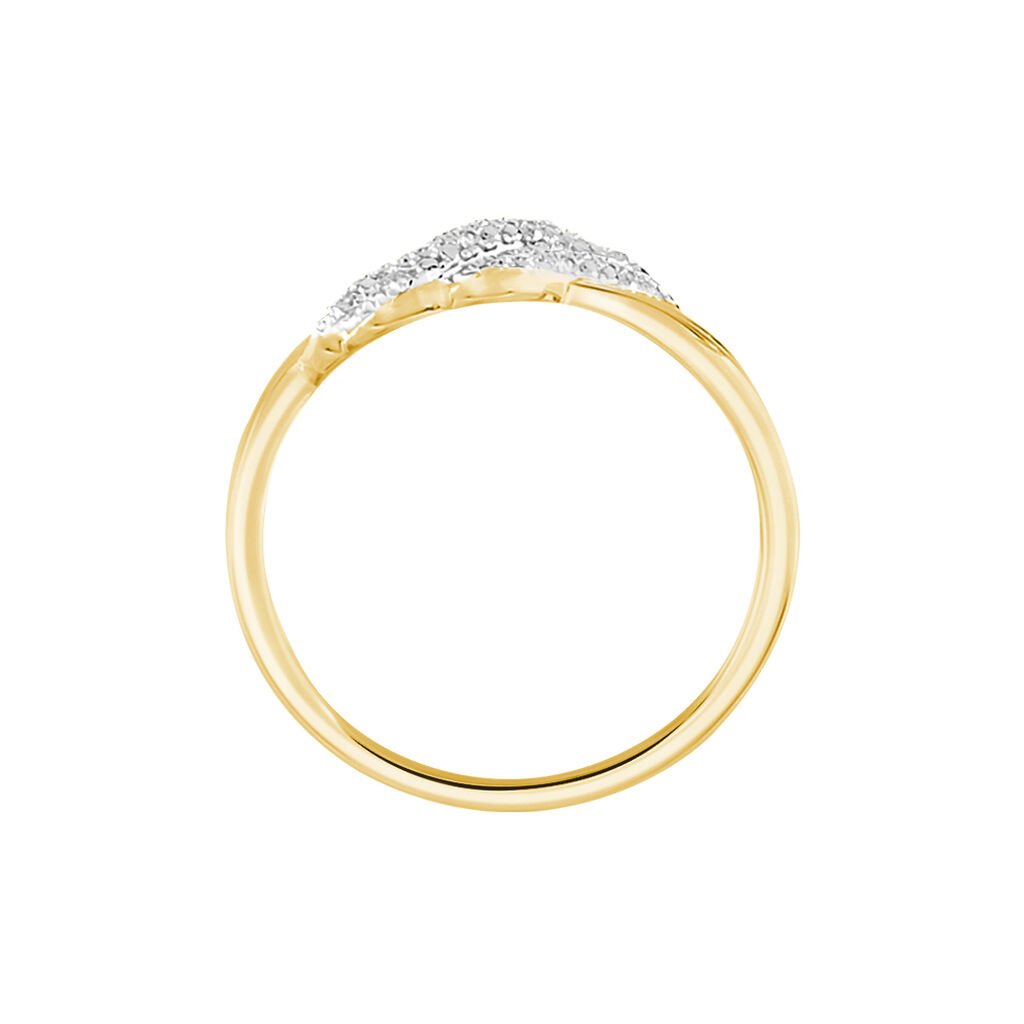 Bague Or Jaune Ricoria Diamants