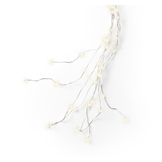 408er LED-Lichterdraht - ca. 180 cm - silber